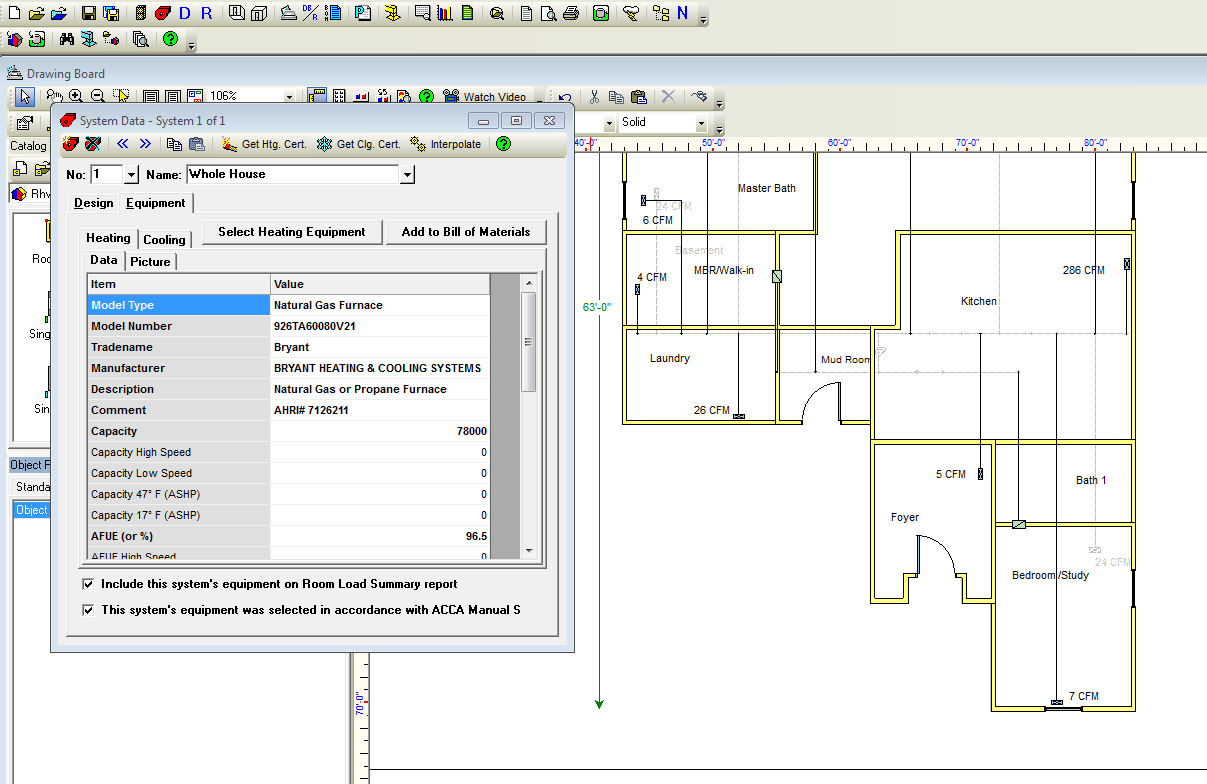 HVAC calculations